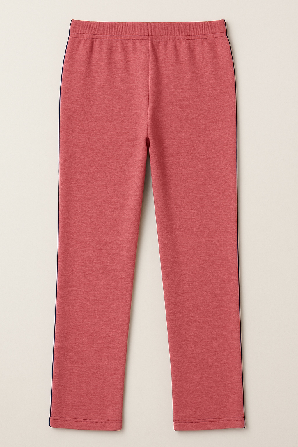 Damen Trainingshose in Altrosa mit schwarzen Seitenstreifen