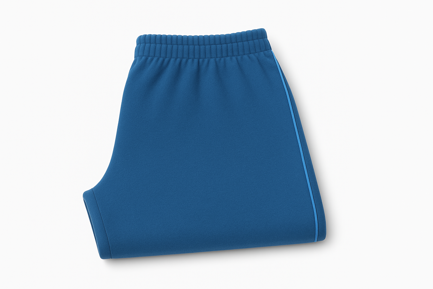Damen Jogginghose in Blau mit hellblauen Seitenstreifen