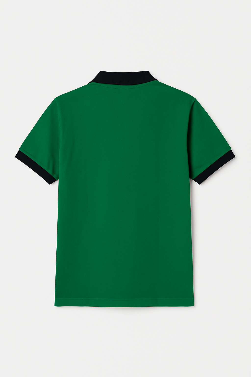 Kinder Polo – Grün mit dunklen Kontrastdetails