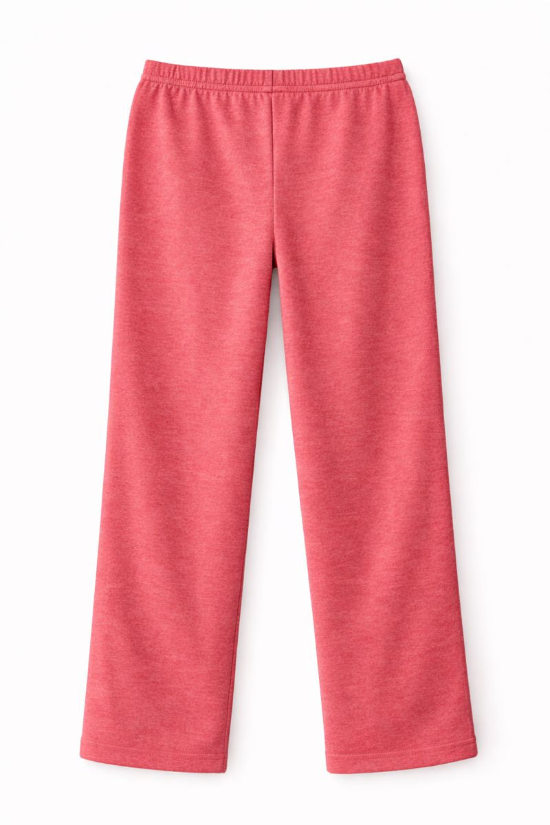 Damen Trainingshose in Altrosa mit weißen Seitenstreifen