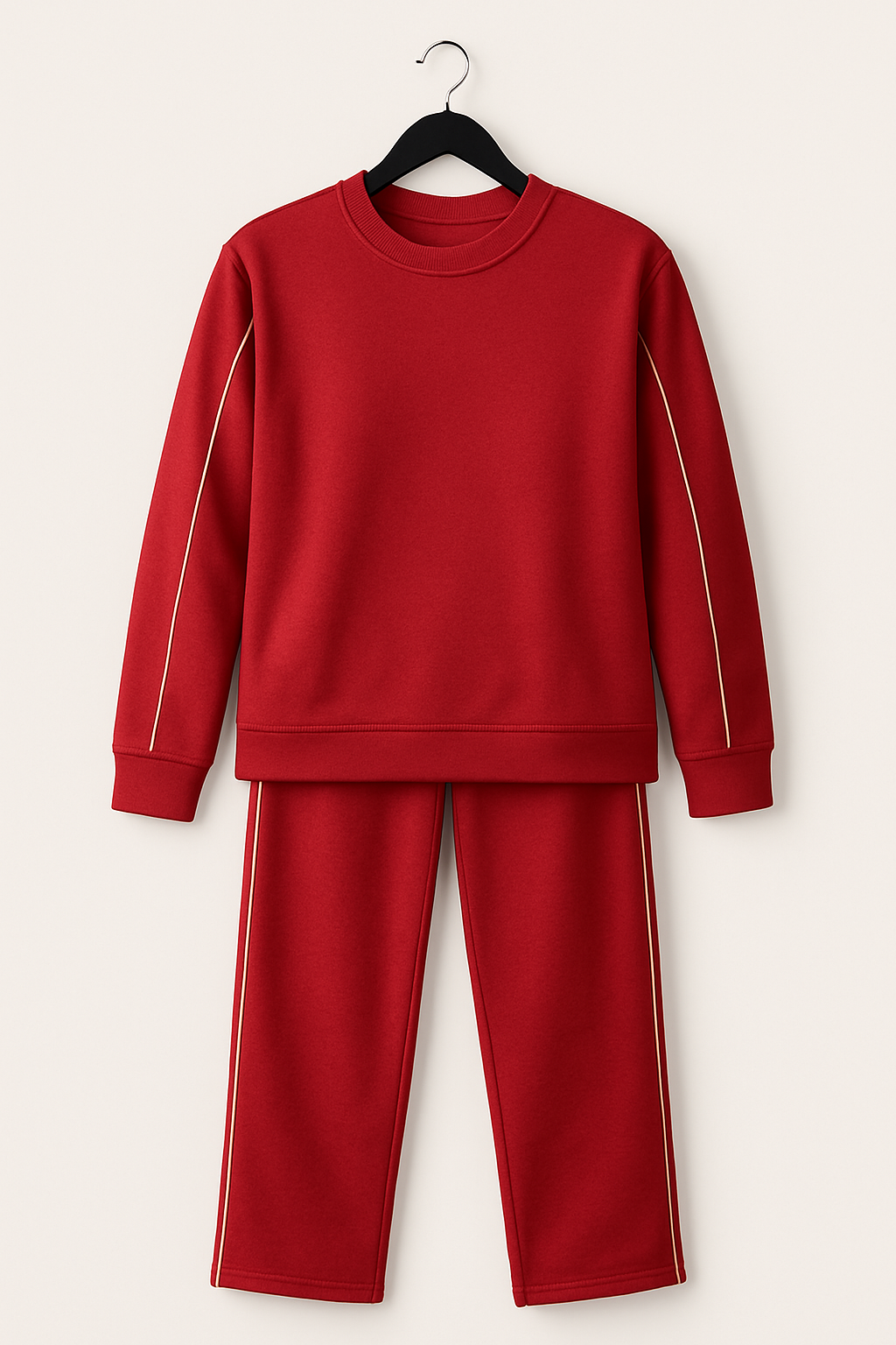 Damen Set – Rot mit Kontraststreifen