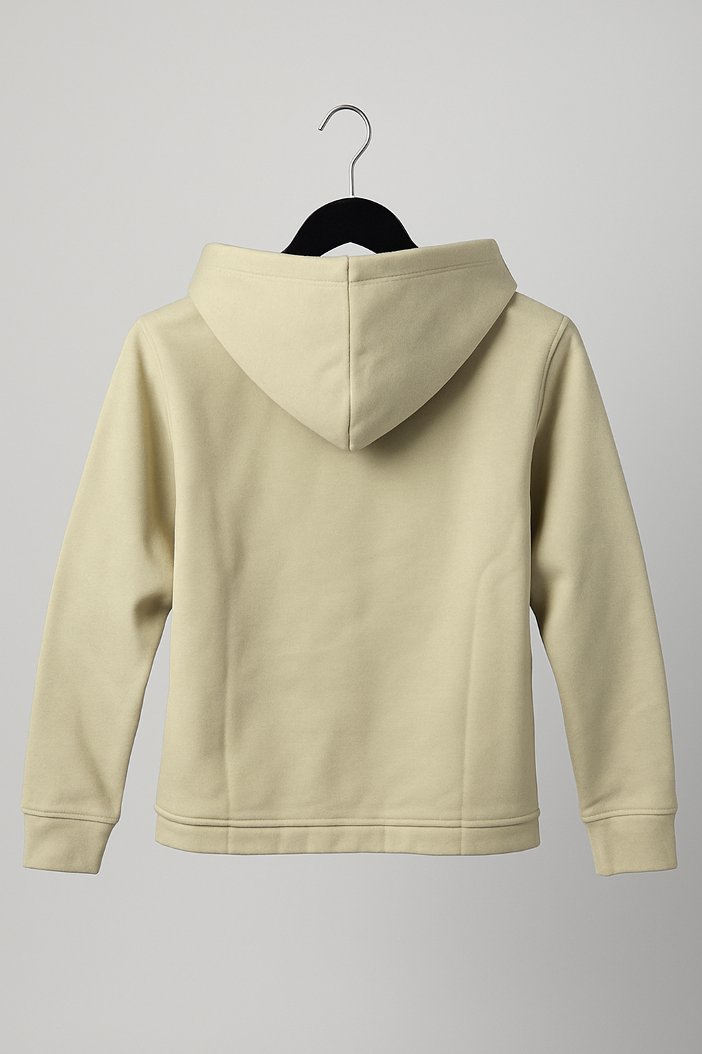 Kinder Hoodie – Hellgelb mit Kängurutasche