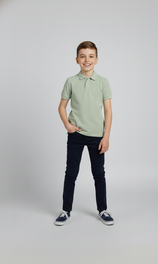 Kinder Polo – Mintgrün
