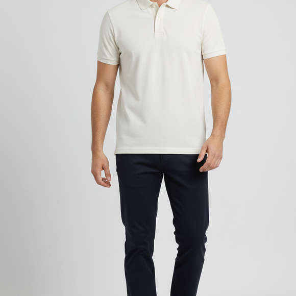 Herren Polo – Weiß