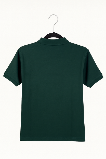 Kinder Polo-Shirt – Dunkelgrün