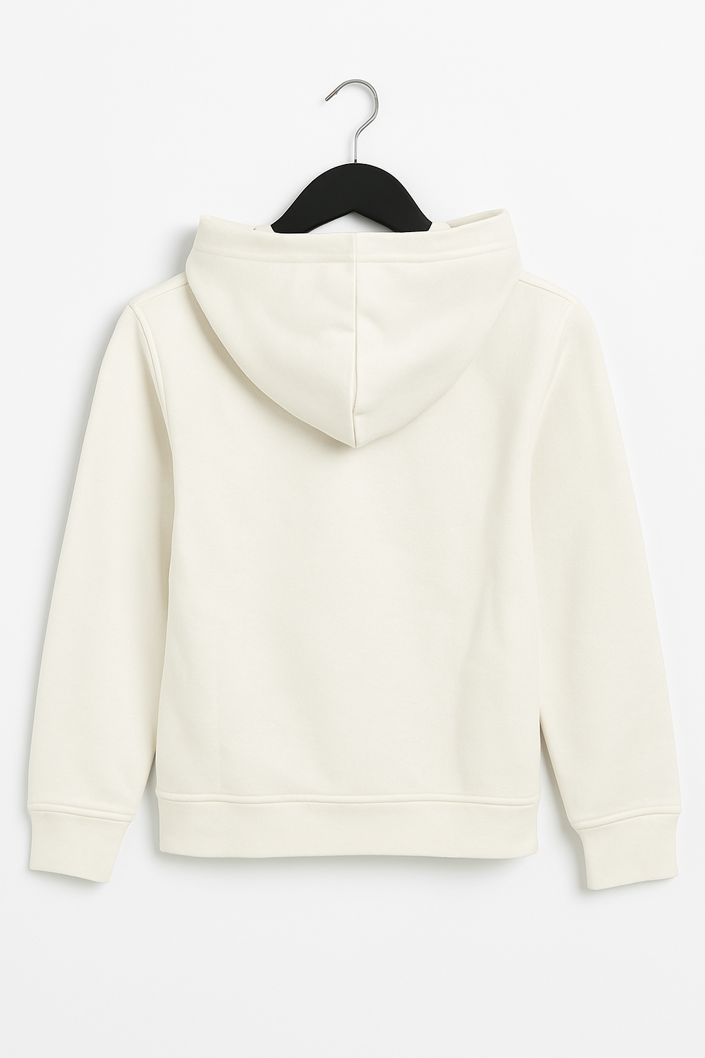 Kinder Hoodie – Weiß mit Kängurutasche